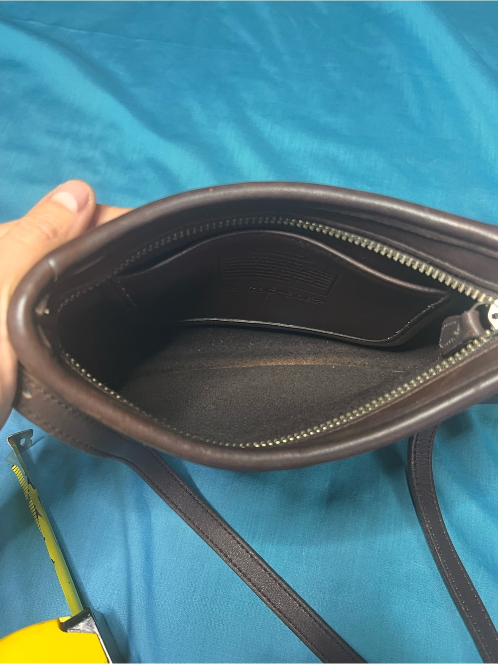 Vintage Coach Mambo Brown Leather Crossbody Bag G9C-9062 - Picture 14 of 16